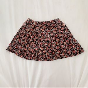 Floral Mini Skirt